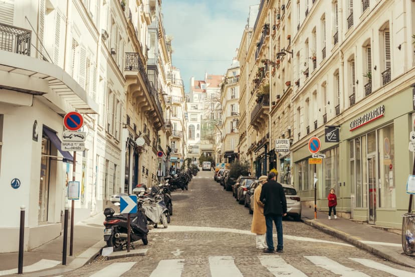 Street scene from the 18th Arrondissement — Montmartre
